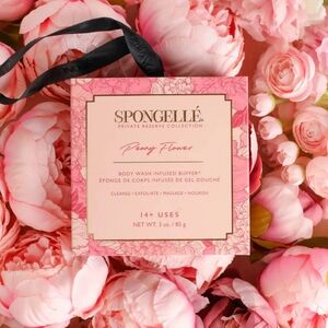 Spongelle' Private Reserve Collection Peony Flower Body Wash Infused Buffer